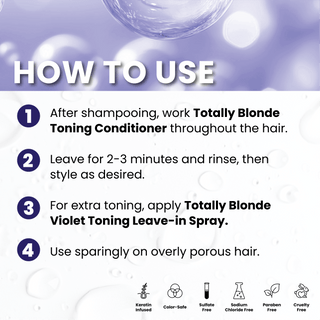 Totally Blonde Violet Toning Conditioner