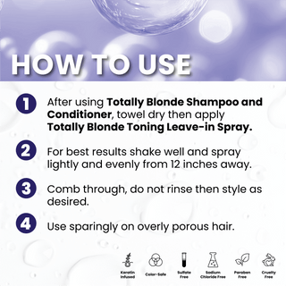 Totally Blonde Violet Toning Leave-In Conditioner