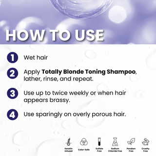 Totally Blonde Violet Toning Shampoo